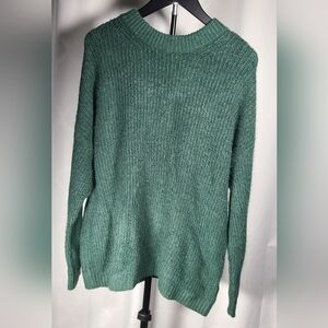 American Eagle Outfitters Green Crew Neck Sweater
